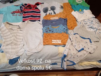 Mám na predaj balíky oblečenia pre chlapca od 62 do9 92. - 5