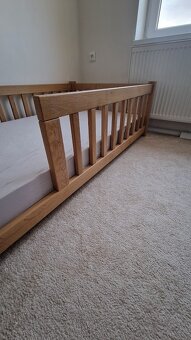 Dubová detská posteľ / postieľka - 5