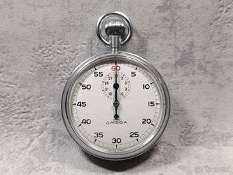 Krásné staré jednotlačítkové švýcarské stopky OMEGA - 5