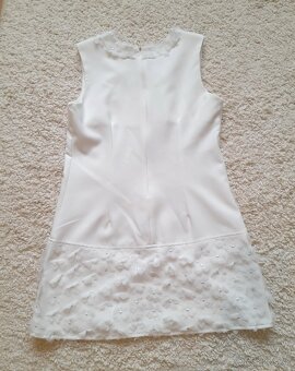 Dievčenské šaty so šifónovmi kvetmi č.146 - 5