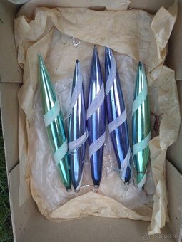 retro vianocne ozdoby , keramika, mix vyber si - 5