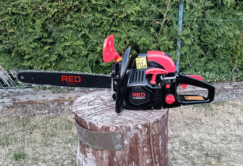 Benzínová píla Red Technic 5,7HP 40+45cm, komplet - 5