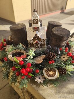 Adventný veniec vianočný - 5