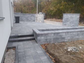 Stavebné práce, pokládka zámkovej dlažby, stavba oplotení a - 5