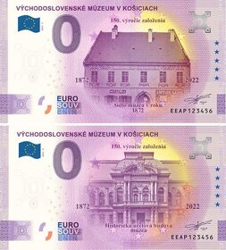 0 euro / 0 € souvenir bankovky ročníkové čísla - 5