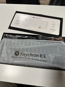 Predám klávesnicu Keychron K3 TKL Ultra-Slim - 5