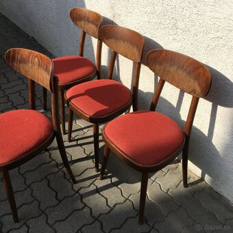 Retro stolicky Cesky Nabytok 4ks - 5