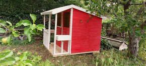 Detský drevený domček na záhradu 1,6 x 1,85 m - 5
