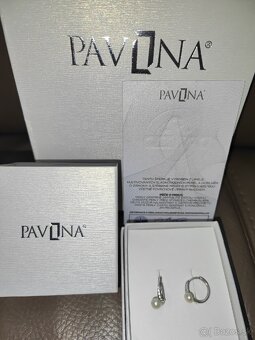 Náušnice s perlou Zn.Pavona - 5