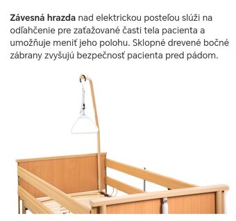 Polohovateľná posteľ elektrická - 5