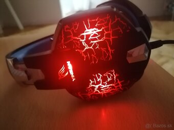 Herné slúchadlá - málo používané s mikrofónom - 5