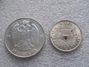 Stare strieborne mince Europa/svet - 5