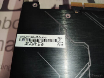 ASUS ROG Strix Advanced Gaming NVidia GTX 1080 8GB GDDR5X - 5
