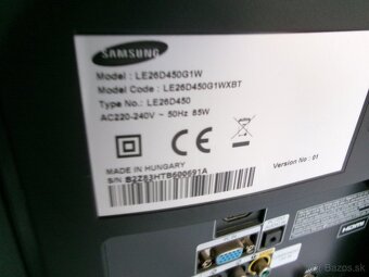 televízor SAMSUNG LCD TV 26 - TOP stav - 5