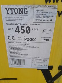 YTONG LAMBDA YQ 450 PDK 3 palety nerozbalene 1 - 5