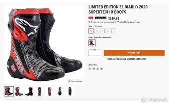 Predám čižmy Alpinestars-rezervované - 5