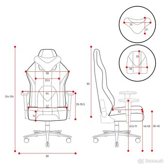 Predám Nové Herné kreslo Diablo Chairs X-Player 2.0 Normal - 5