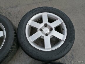 Hliníkové disky 4x108 + letné pneu 205/55r16 - 5