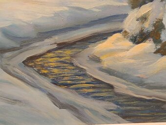 Obraz A. Sitta, Tatry, olej na plátně 50x40 - 5