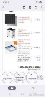 Predám laserovú gravirku a rezačku xtool d1 pro 40w - 5