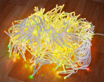 Svetelná LED reťaz farebná, 580 LED 14m - 5