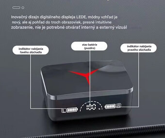 Bezdrôtové slúchadlá s mikrofónom M90 - 5