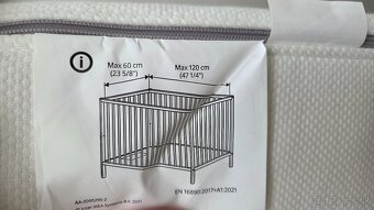 Detská postieľka  + matrac - 5