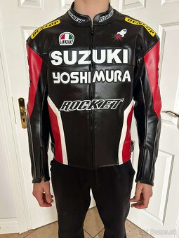 Suzuki yoshimura kožená motorkárska bunda - 5