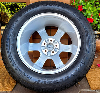 alu R17 5x108, senzory, zimné pneu 235/65, orig. Volvo XC60 - 5
