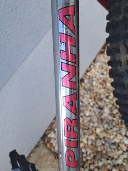 Bicykel Piranha, veľkosť kolies 26, červeno-sivý - 5