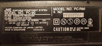Predám vintage boomboxy JVC, Philips a Grundig - 5