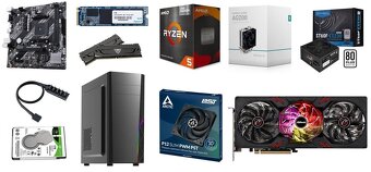 Herný Počítač - Ryzen 5000 + RX 7000 séria - AM4 - 5