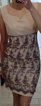 Jemné elegantné, koktejlové šaty - 5