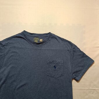 Polo Ralph Lauren sivé tričko s krátkym rukávom M - 5