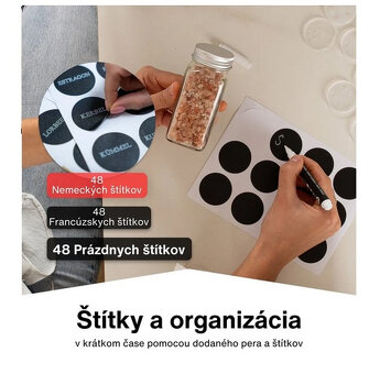 NOVY (zabaleny) stojan na korenie s nadobami - 5