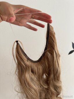 Spinavy blond pricesok na silikonovej gumke - novy - 5