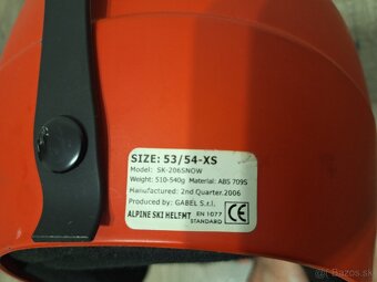 Detská lyžiarska prilba zn. Gabel vel. XS - 5