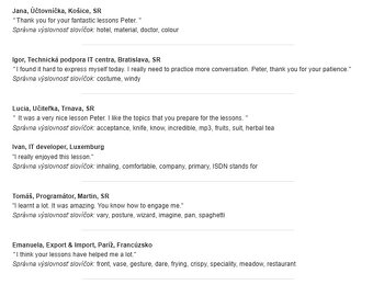 ONLINE DOUCOVANIE ANGLICTINY ANGLICKY JAZYK pre dovolenkárov - 5