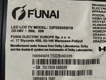 LED TV Funai 32FDI5555 - 5