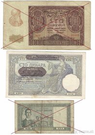 Zbierka bankoviek - Poľsko, Juhoslávia, Srbsko, Rakúsko Uhor - 5