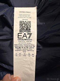 EA7 Emporio Armani detská zimná bunda veľkosť150cm - 5