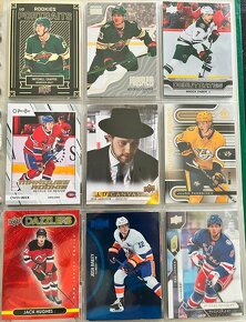 Hokejové kartičky - Inserty + Rookie NHL, novšie ročníky - 5