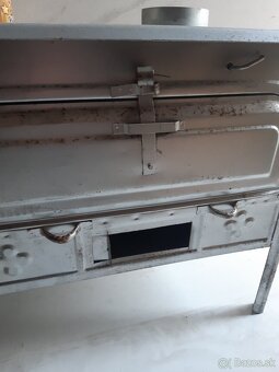 Šporák na drevo,brikety 5kw - 5