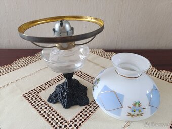 Starožitná petrolejová lampa - 5