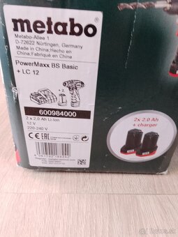 Aku vŕtačka Metabo. - 5