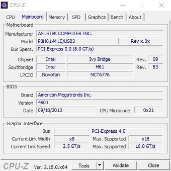 Asus P8H61-M LE/USB3 + Intel i7 3770 + 2x4GB RAM - 5