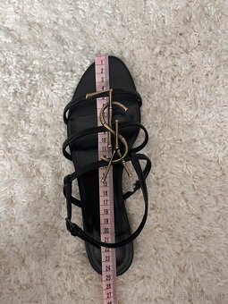 Čierne sandále Yves Saint Laurent - 5