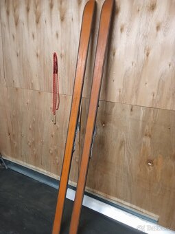 Predám retro lyže 70te/80te roky - 5