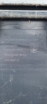 plastová nádoba s kolieskami 240 l - 5