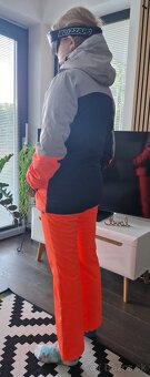 Nadherna stylova kvalitna unisex lyziarska suprava AlpinePro - 5